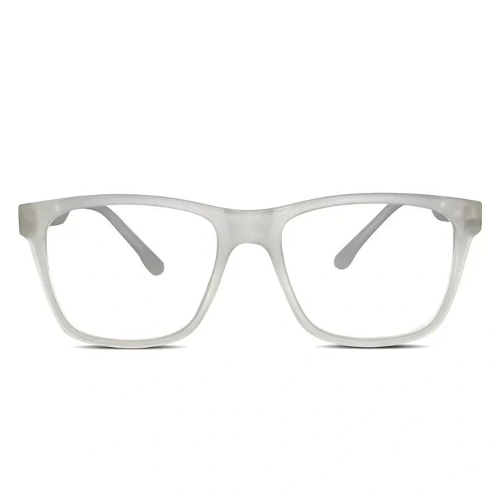 Matt Red Rectangular Eyeglasses & Computer Glasses For Men & Women - Image 20