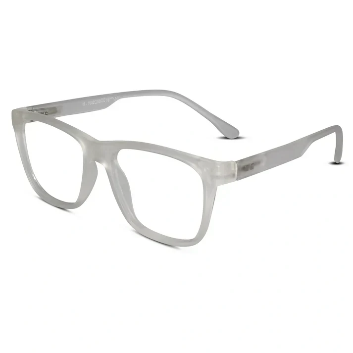 Matt Red Rectangular Eyeglasses & Computer Glasses For Men & Women - Image 29