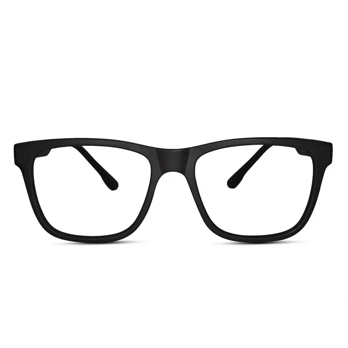 Matt White Transparent Eyeglasses & Computer Glasses For Men & Women - Image 3