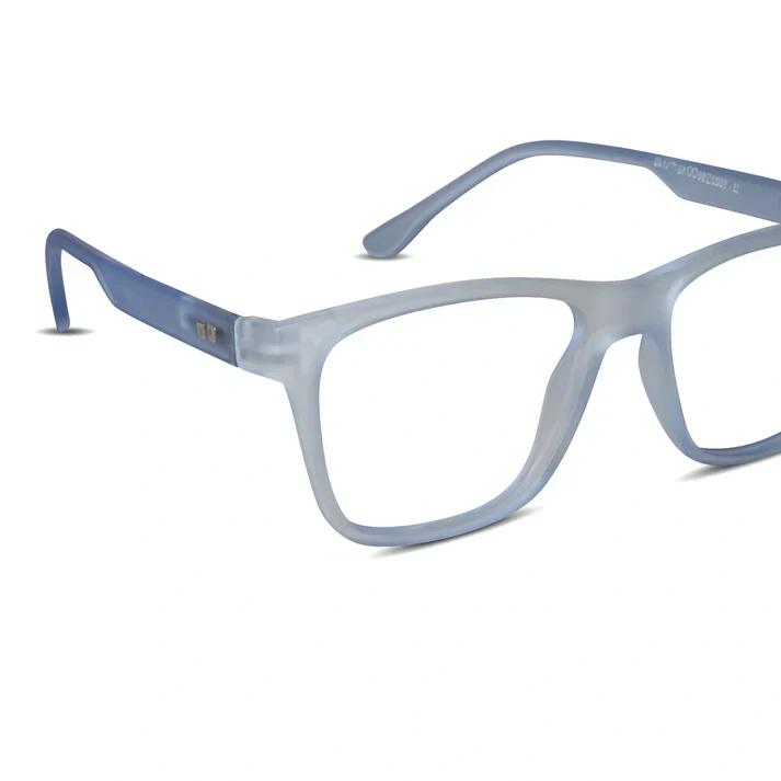 Matt White Transparent Eyeglasses & Computer Glasses For Men & Women - Image 5