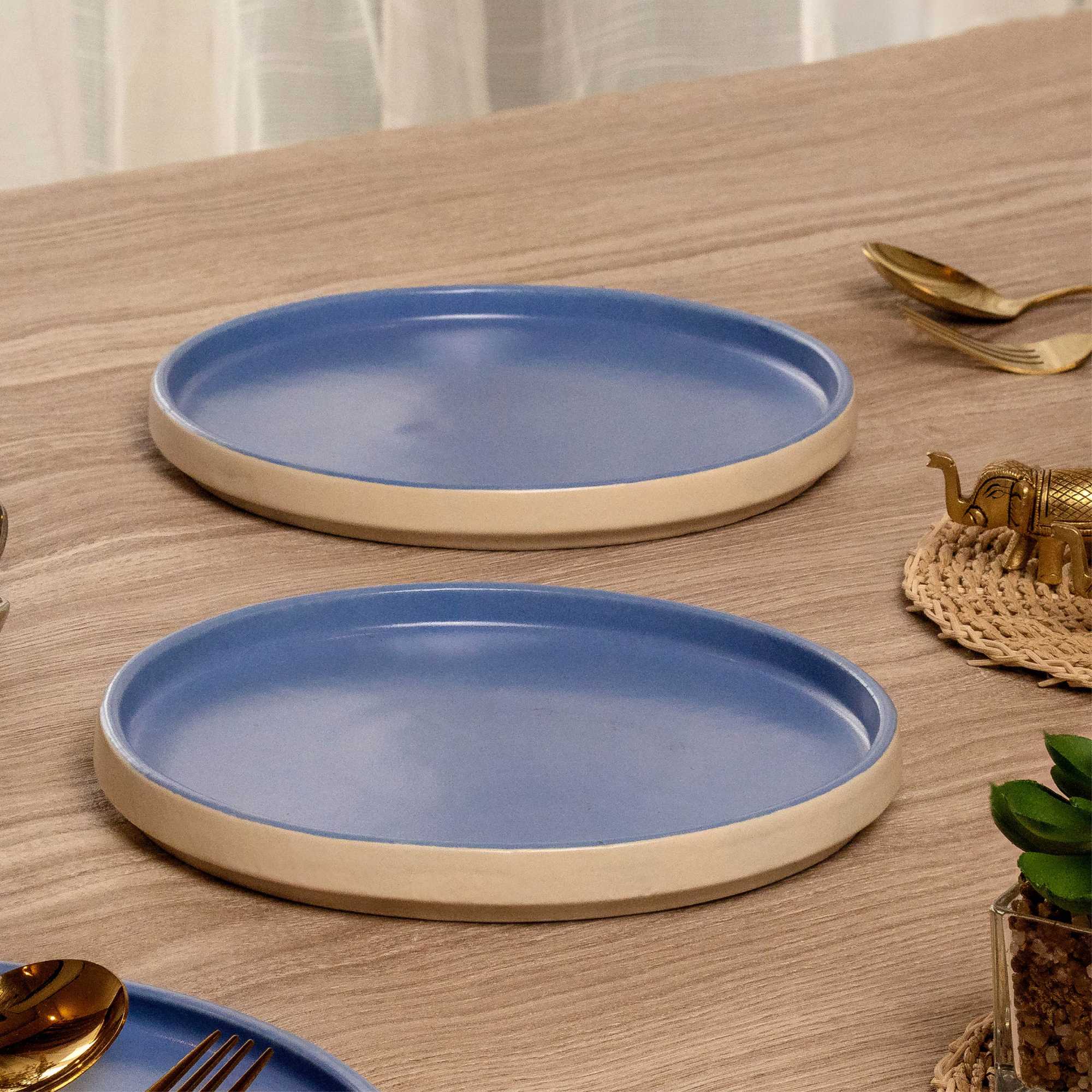 Matte Rim Side Plate | Set Of 2