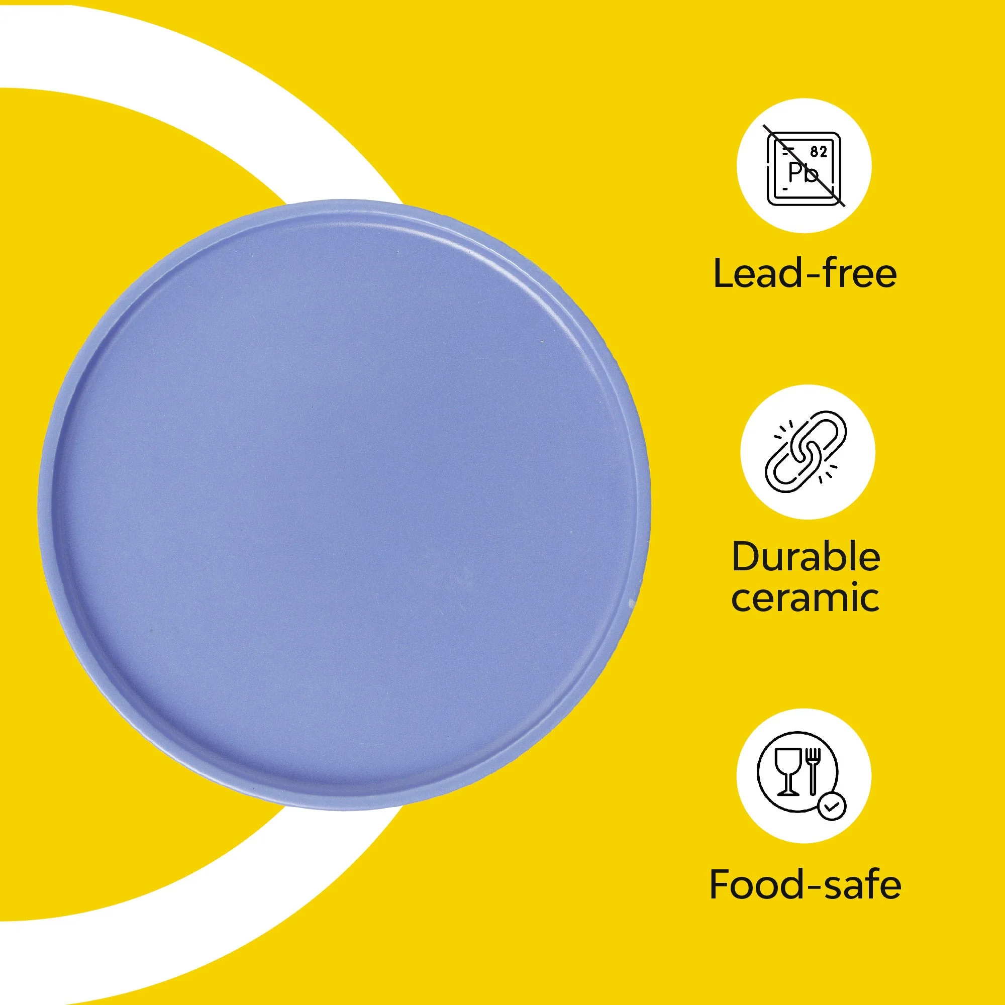 Matte Rim Side Plate | Set Of 2 - Image 5