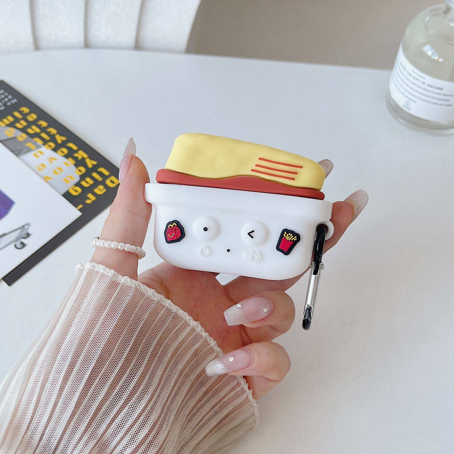 McDonald's & Chicken nugguts Airpods Cover for Apple AirPods - Premium Silicone Case - Image 13
