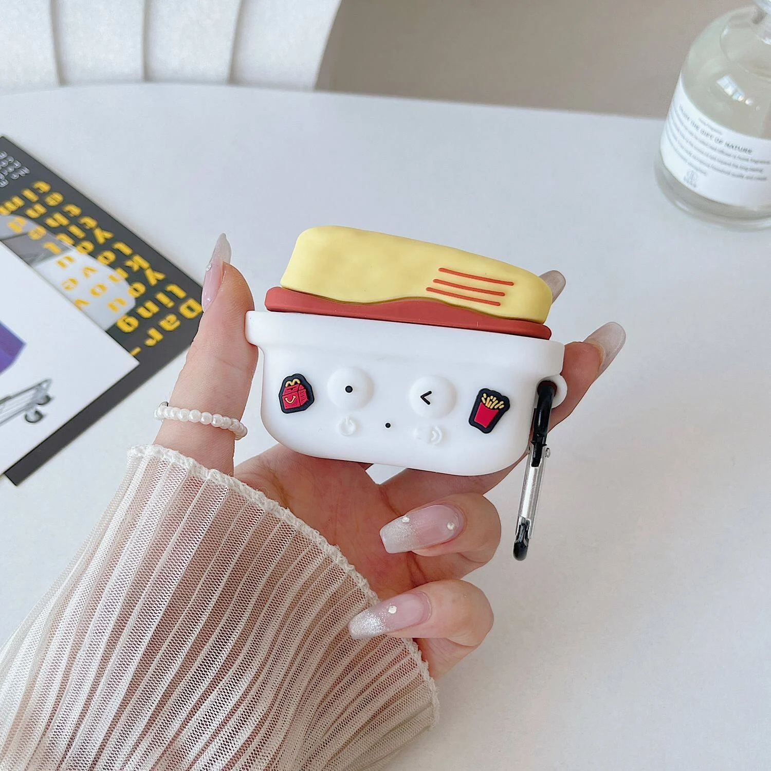 McDonald's & Chicken nugguts Airpods Cover for Apple AirPods - Premium Silicone Case - Image 2