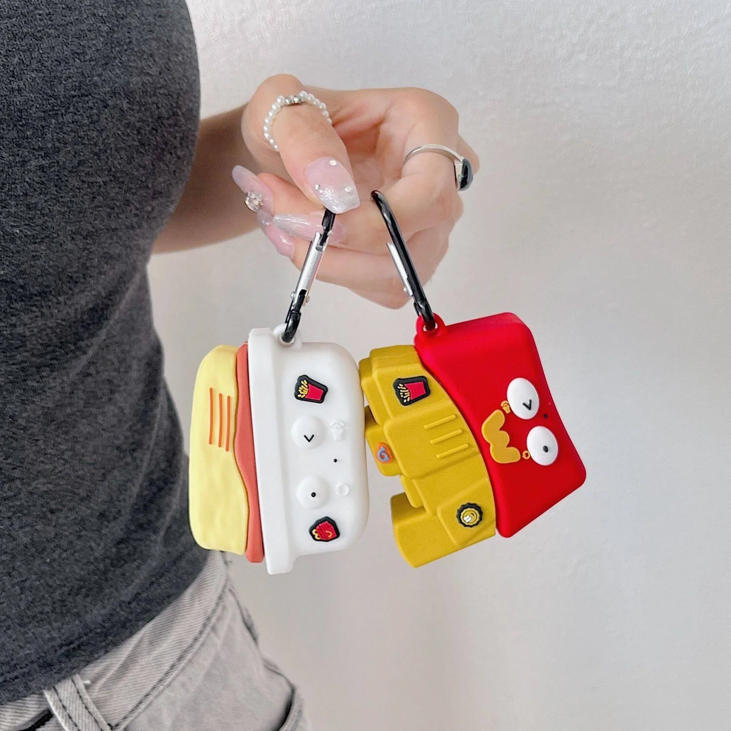 McDonald's & Chicken nugguts Airpods Cover for Apple AirPods - Premium Silicone Case - Image 6