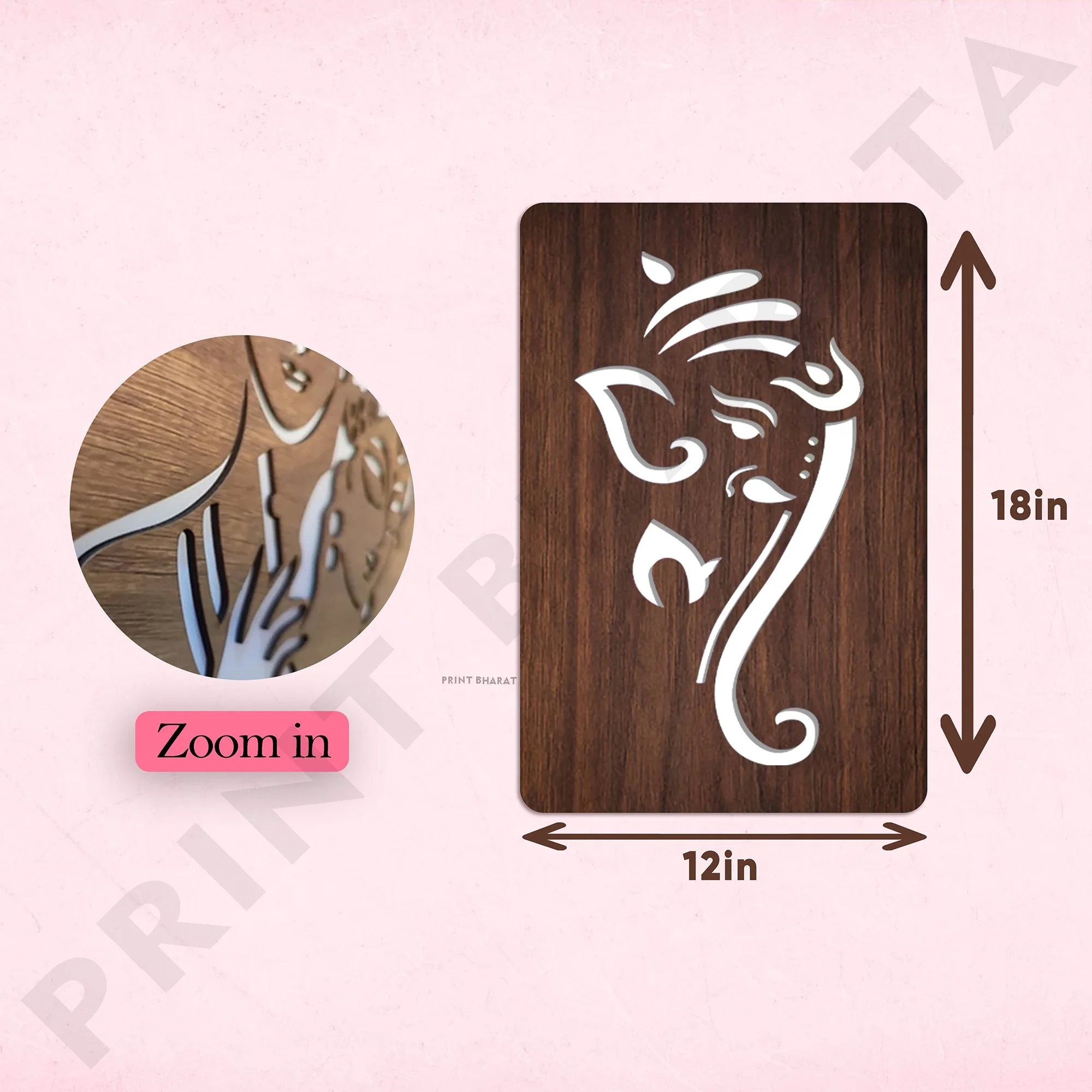 MDf Neon Ganesh Ji Frame - Image 6