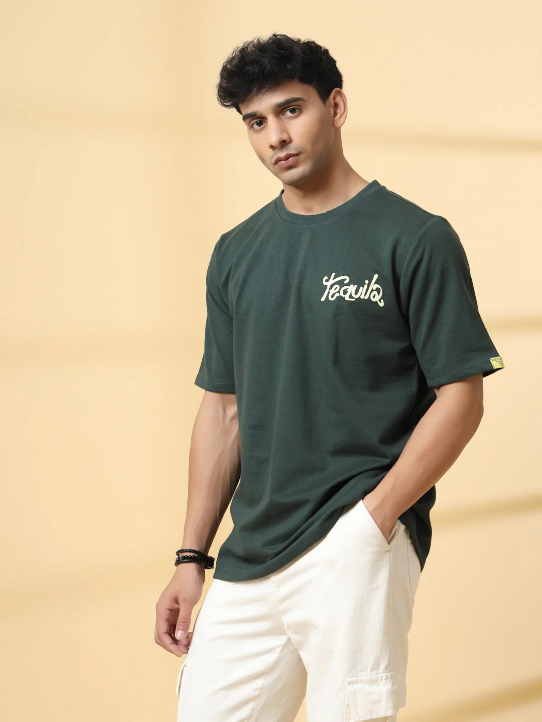 Men Drink in Design Oversized T-shirt - Image 3