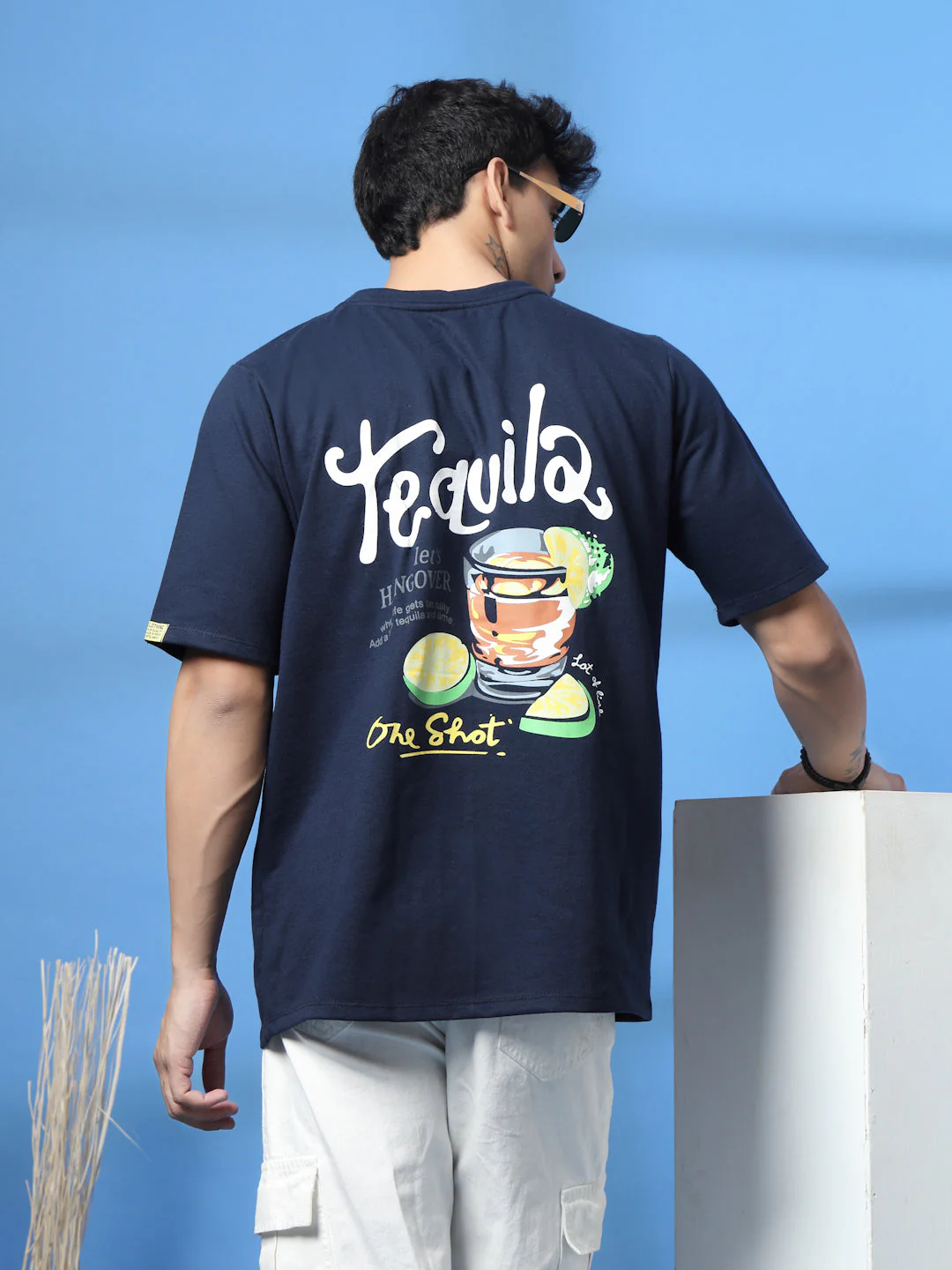 Men Drink in Design Oversized T-shirt - Image 6