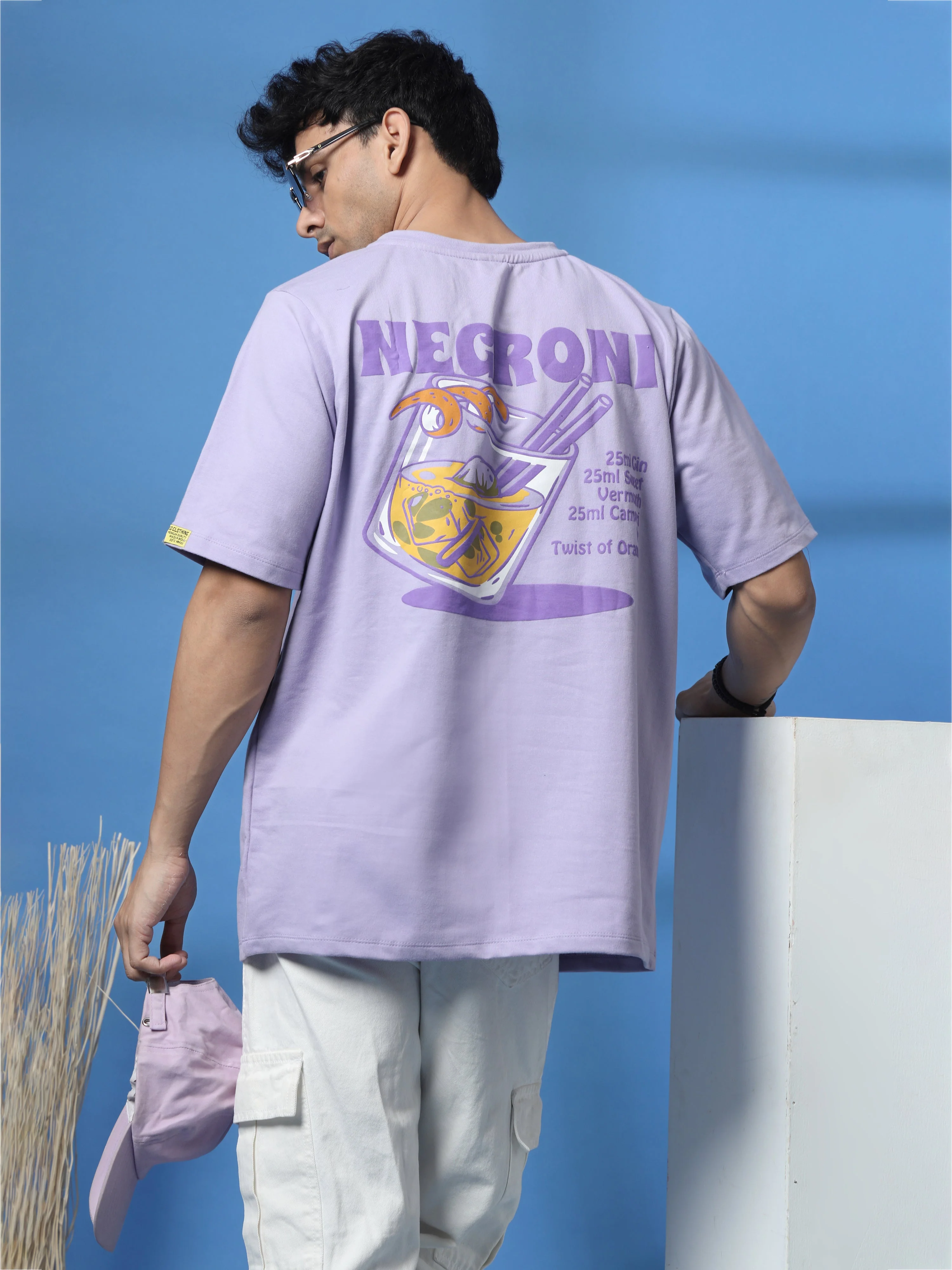 Men Drink in Design White Oversized T-shirt - Image 11