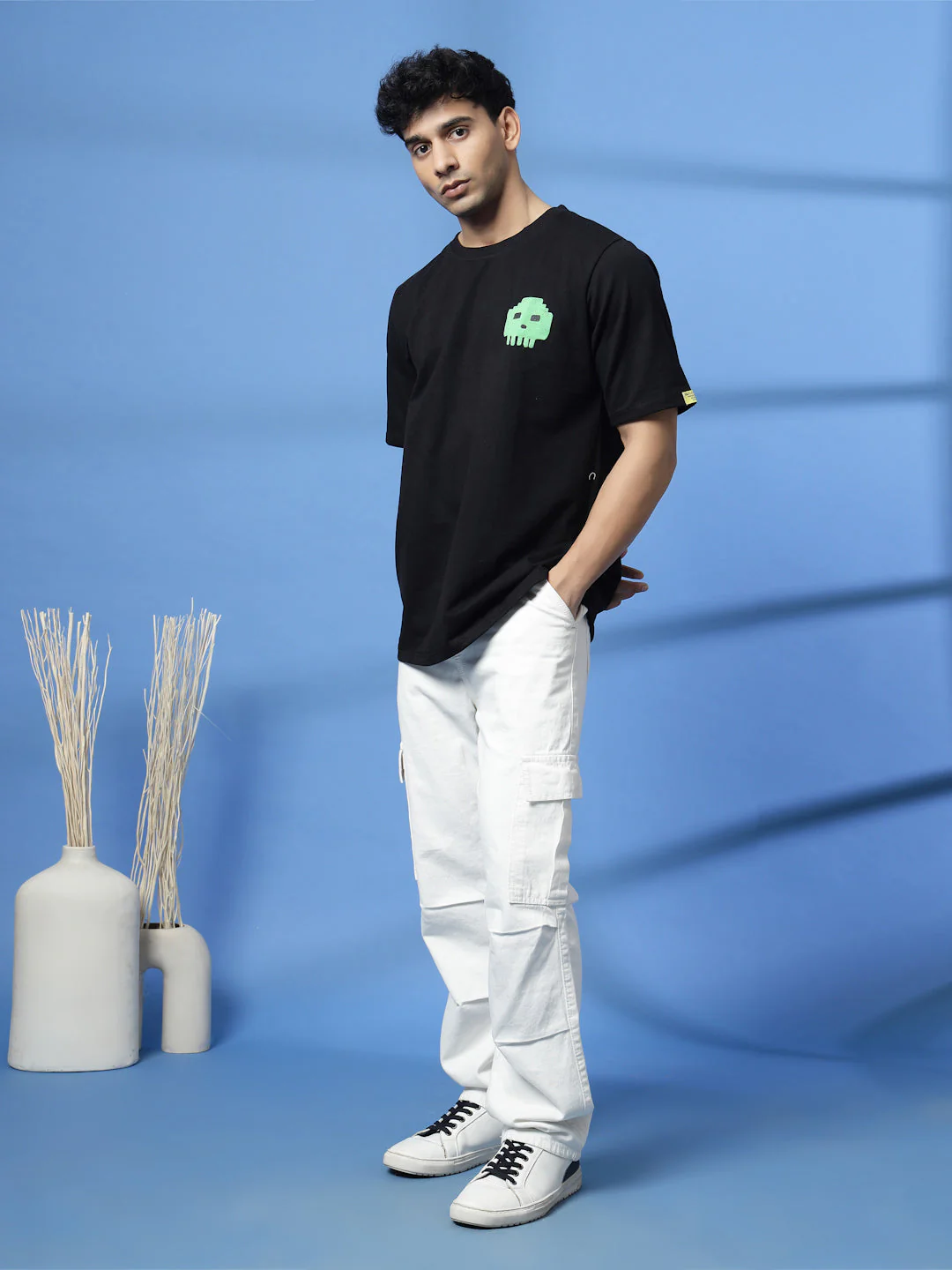 Men Game Over Purple Oversized Graphic T-shirt - Image 12