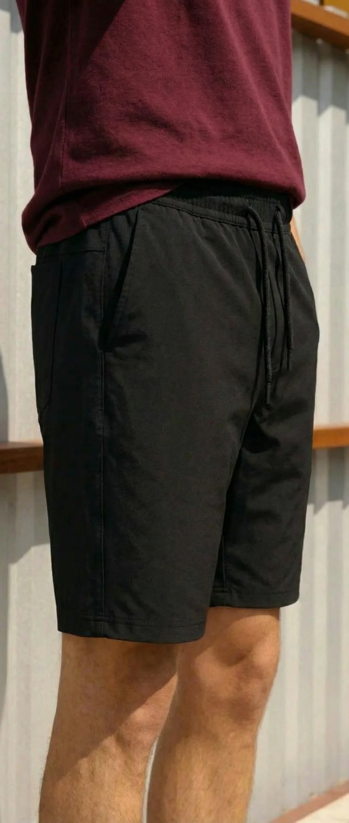 Men's Black Shorts - Image 2