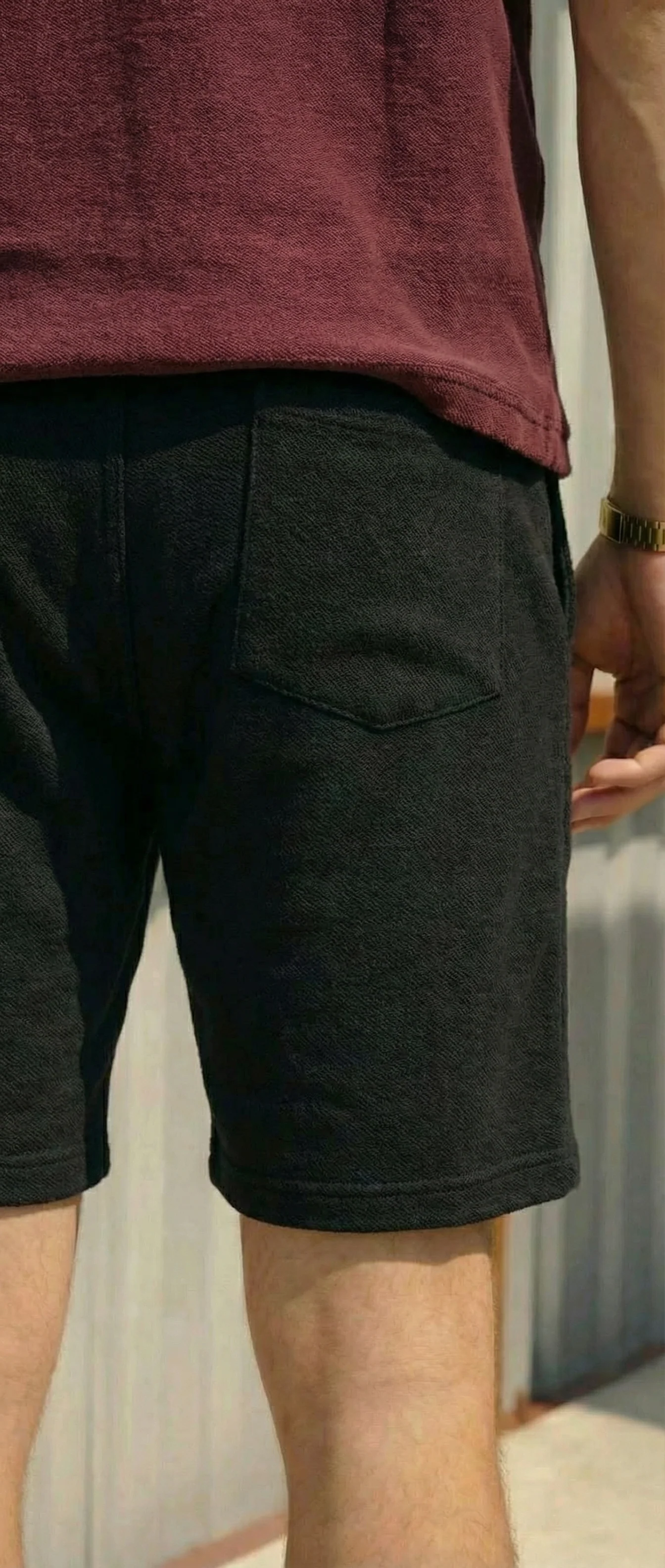 Men's Black Shorts - Image 3