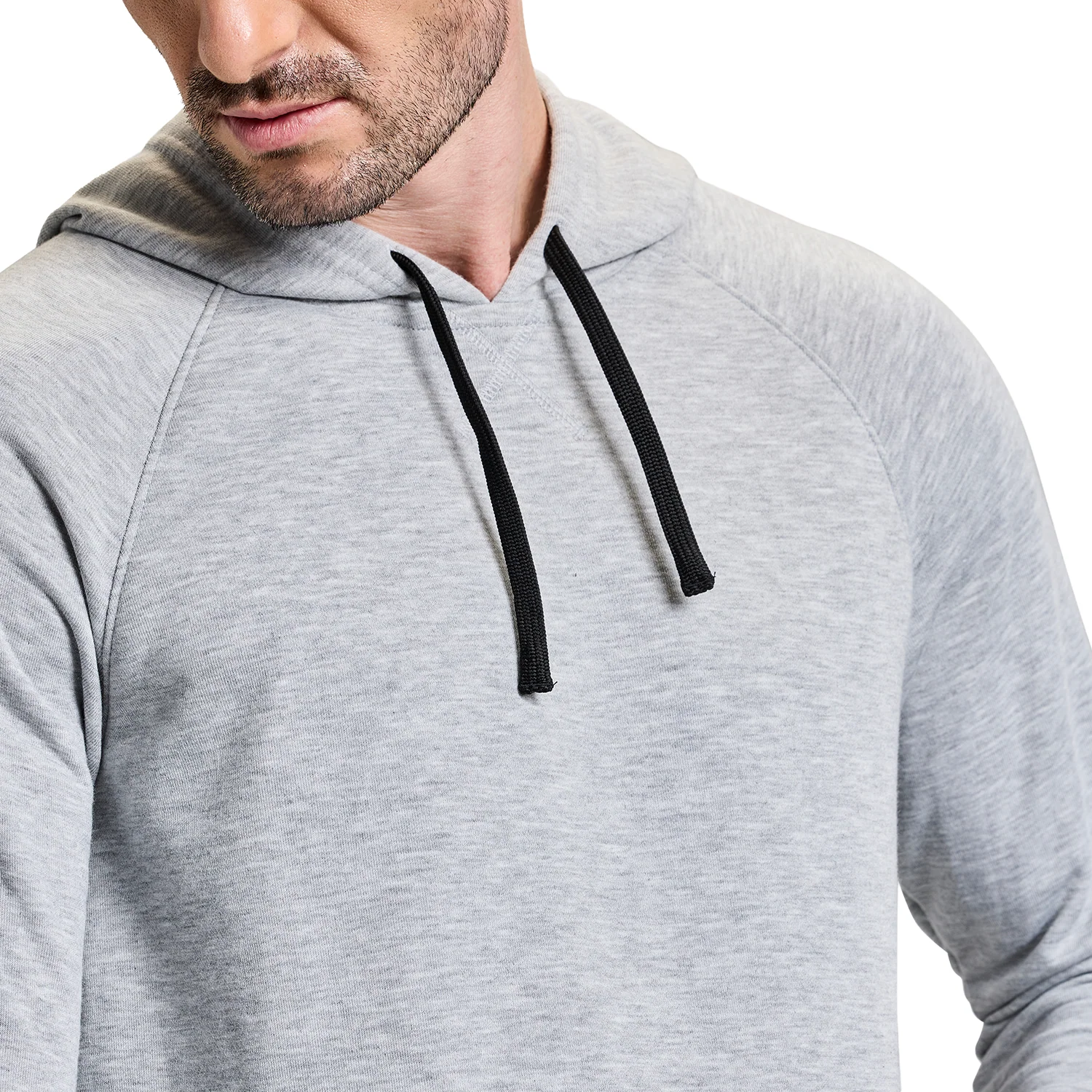 Men's Gym Hoodie  - Grey - Image 4