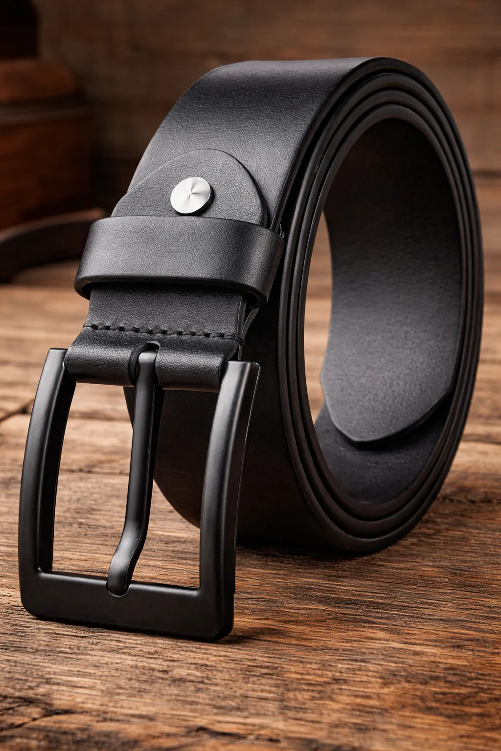 Men's leather Belt for causal and party wear . - Image 3
