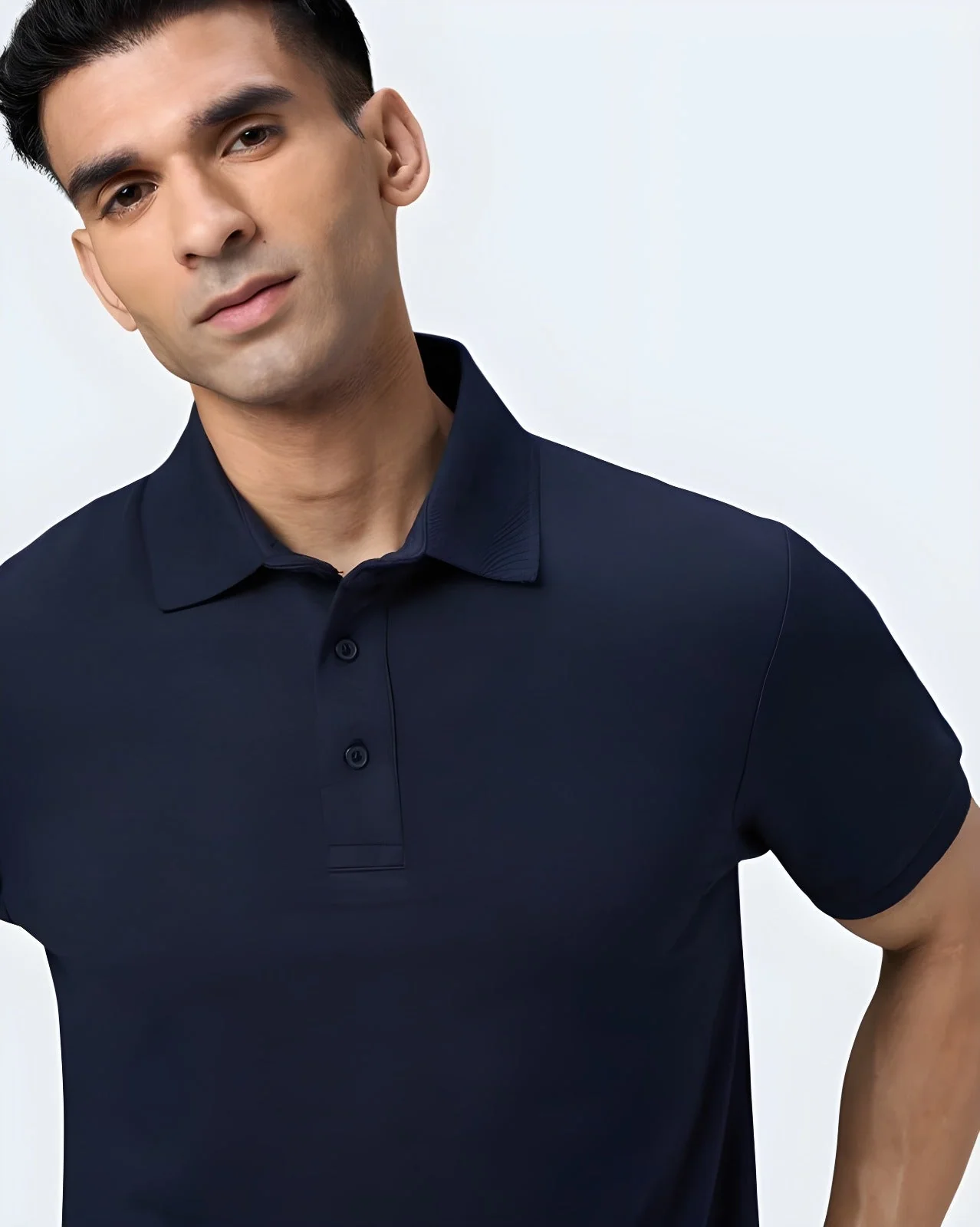 Men's Polo: N.Blue - Image 4