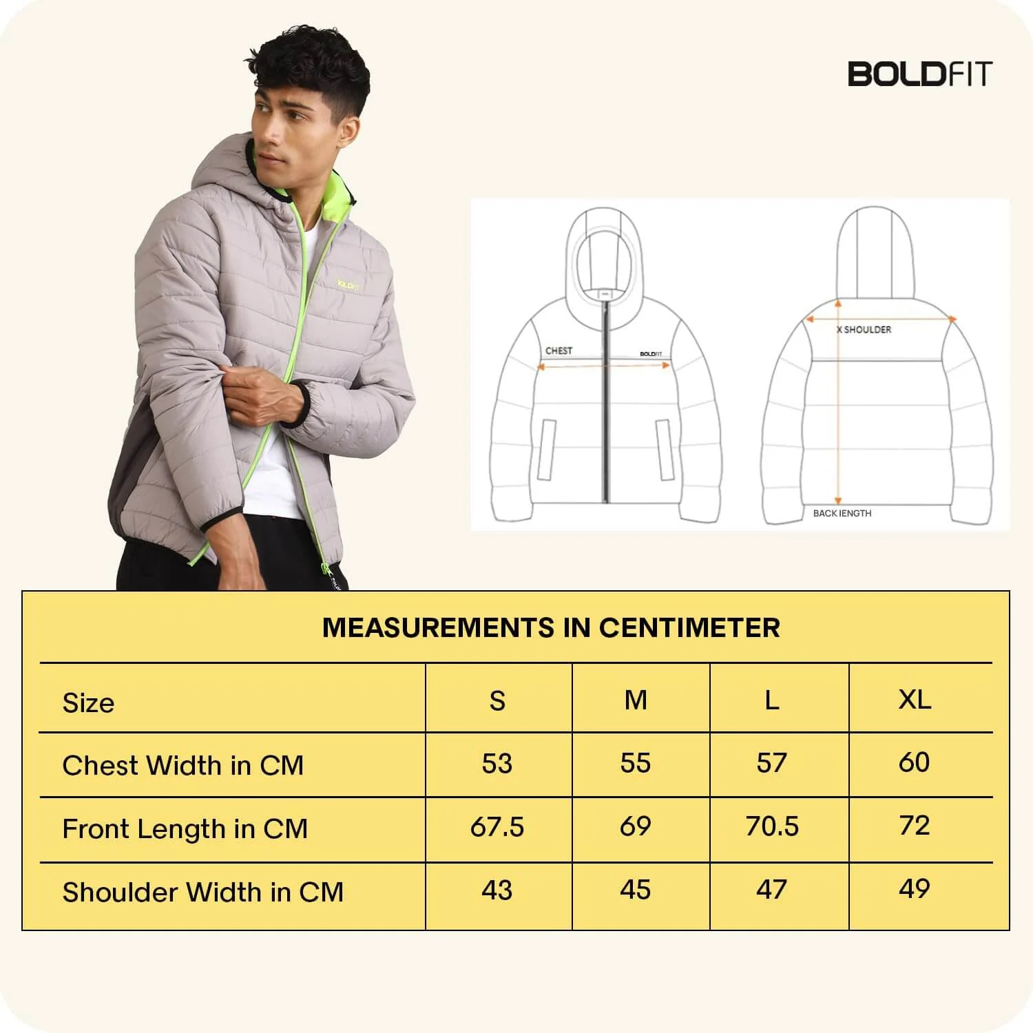 Mens Winter Bomber Jacket - Charcoal Grey - Image 4