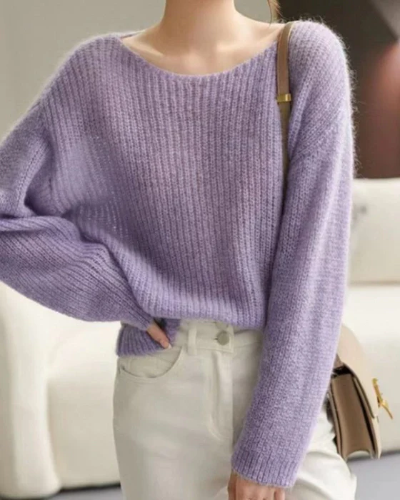 Menza Knit Loose Top - Image 4