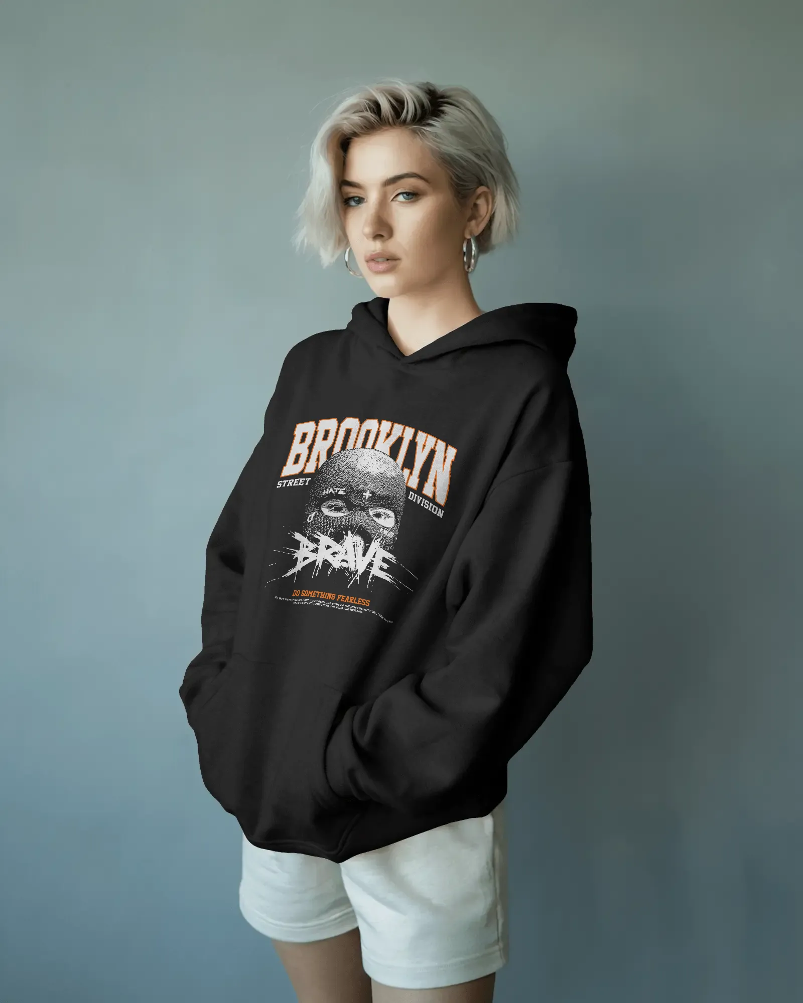 Mercury X “Brooklyn Brave” 300 GSM Heavy Fleece Hoodie – Fearless Streetwear Engineered for Comfort - Image 6