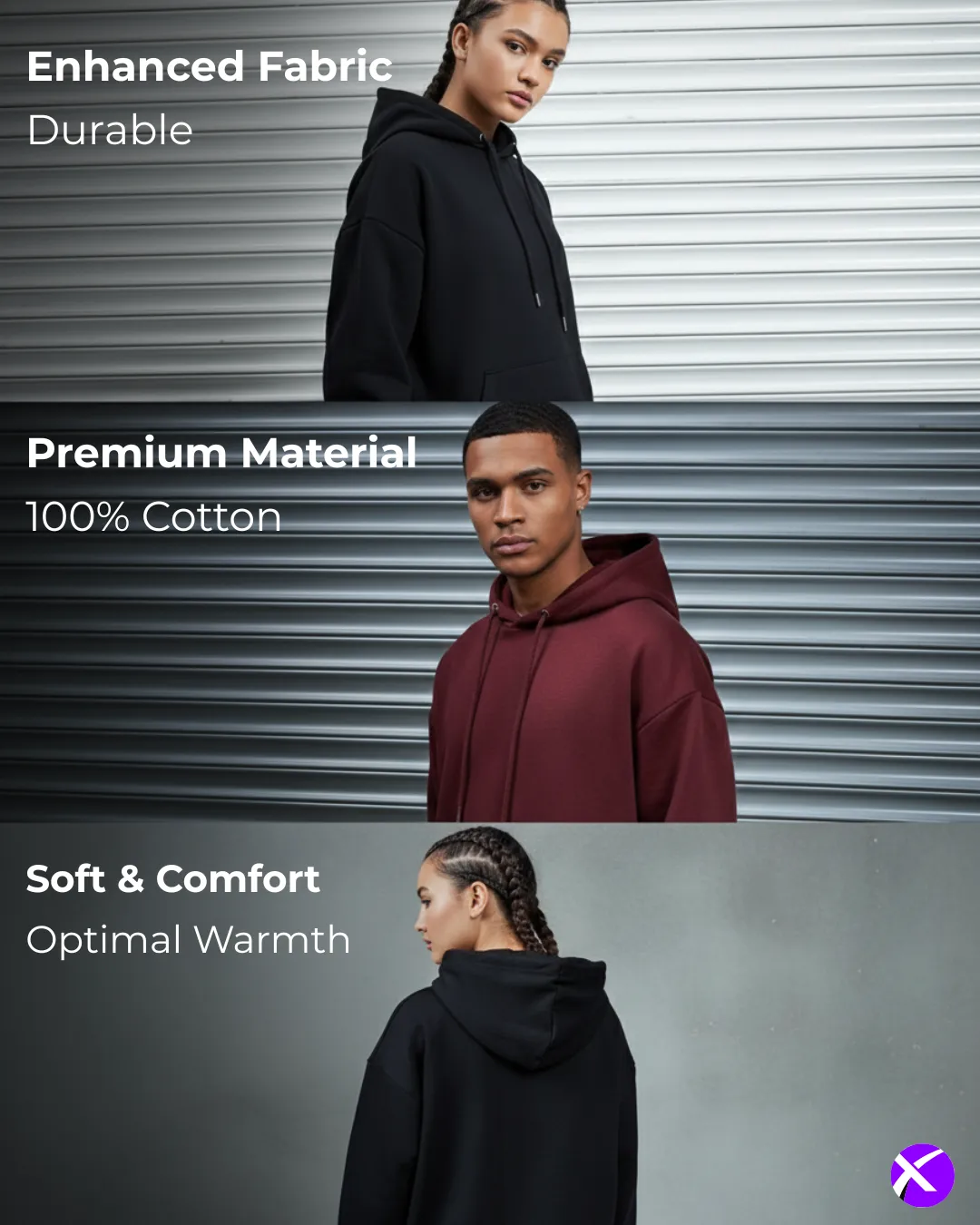 Mercury X “Brooklyn Brave” 300 GSM Heavy Fleece Hoodie – Fearless Streetwear Engineered for Comfort - Image 8