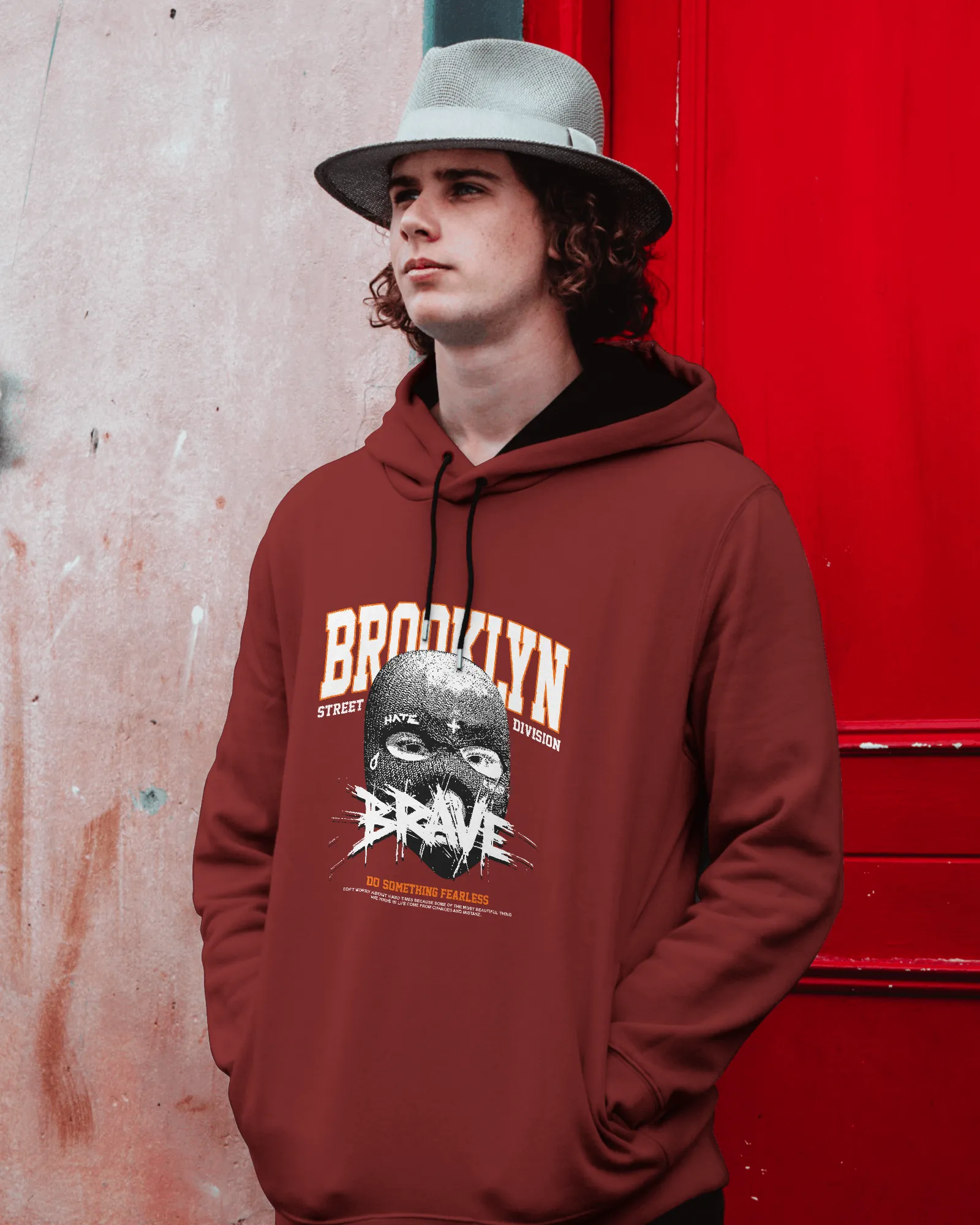 Mercury X “Brooklyn Brave” 300 GSM Heavy Fleece Hoodie – Fearless Streetwear Engineered for Comfort - Image 9