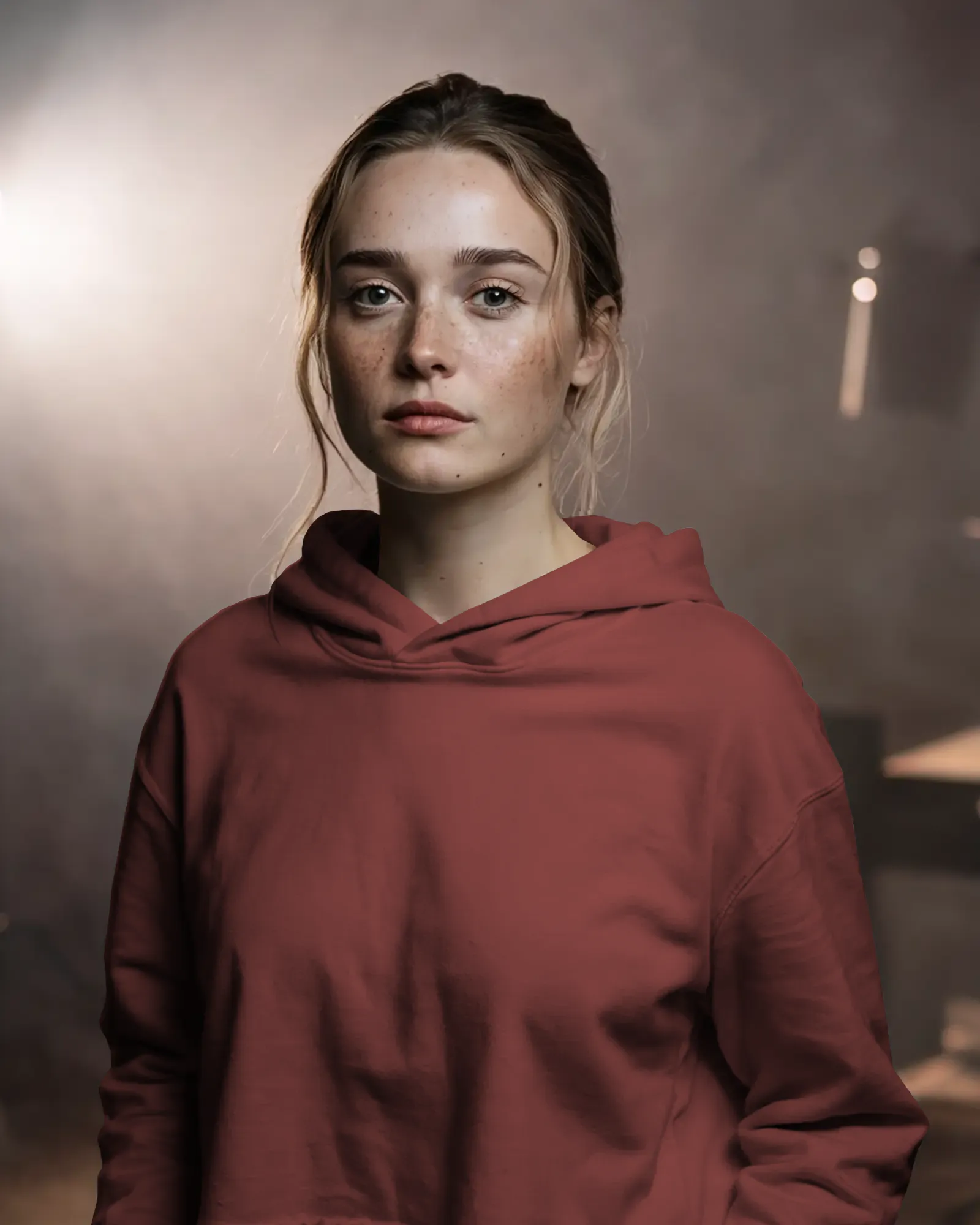 Mercury X Premium 300 GSM Fleece Hoodie (Maroon) – Ultra-Soft, Heavyweight Streetwear Essential - Image 3
