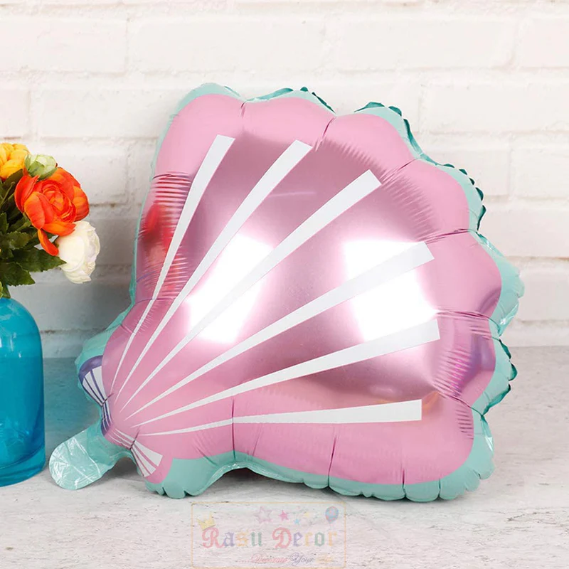 Mermaid Tail Theme Balloon (Pink) (Pack of 7) - Image 3