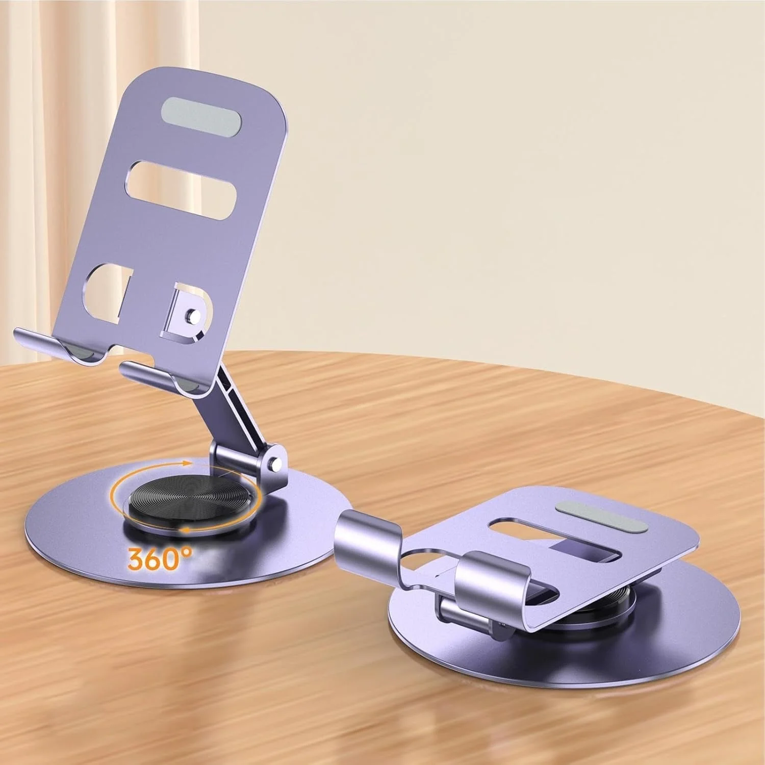 Metal 360 Rotatable Phone Stand With Anti Slip Holder - Flexo - Image 14