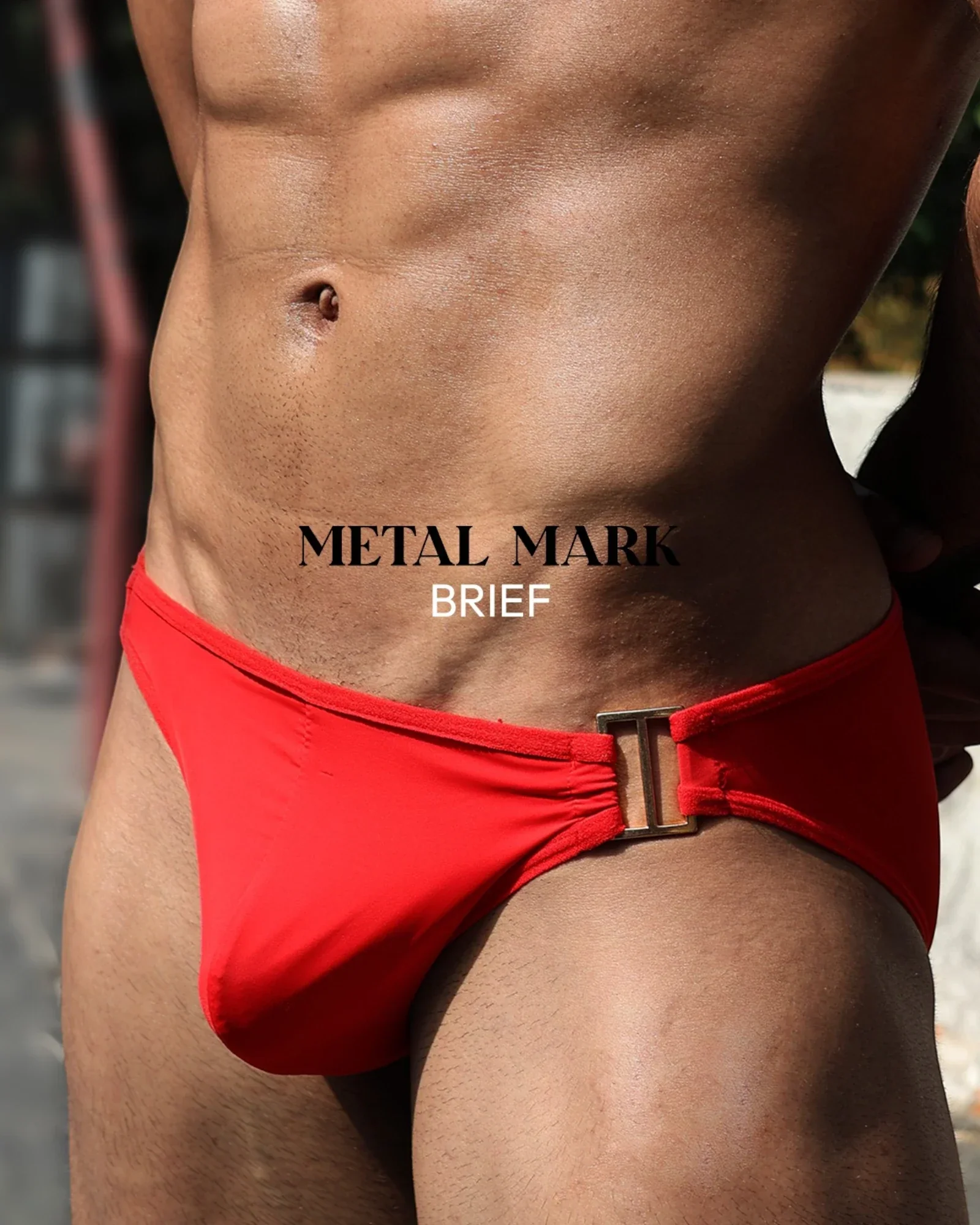 Metal Mark Brief BXY (Gold x Red)
