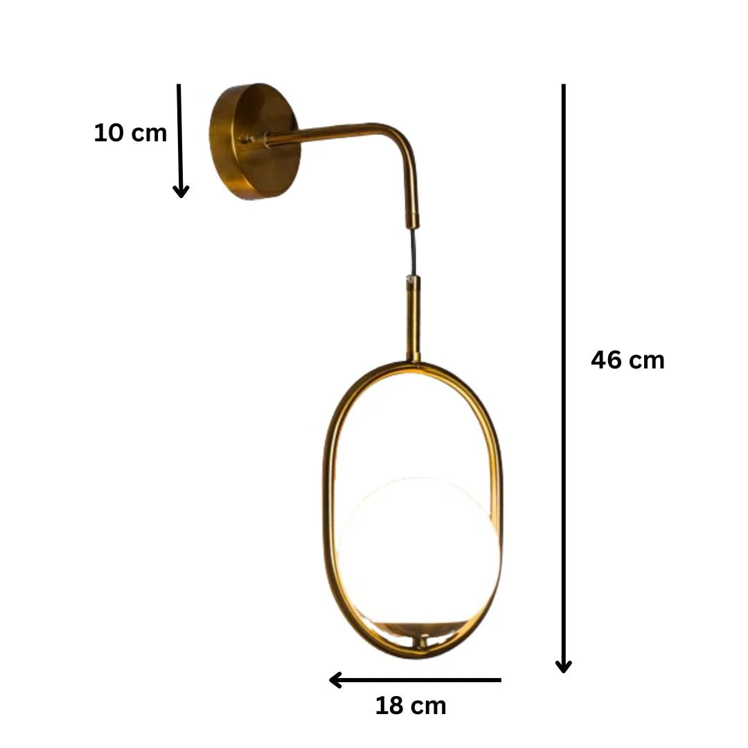 Metal Wall hanging decorative light - Image 4