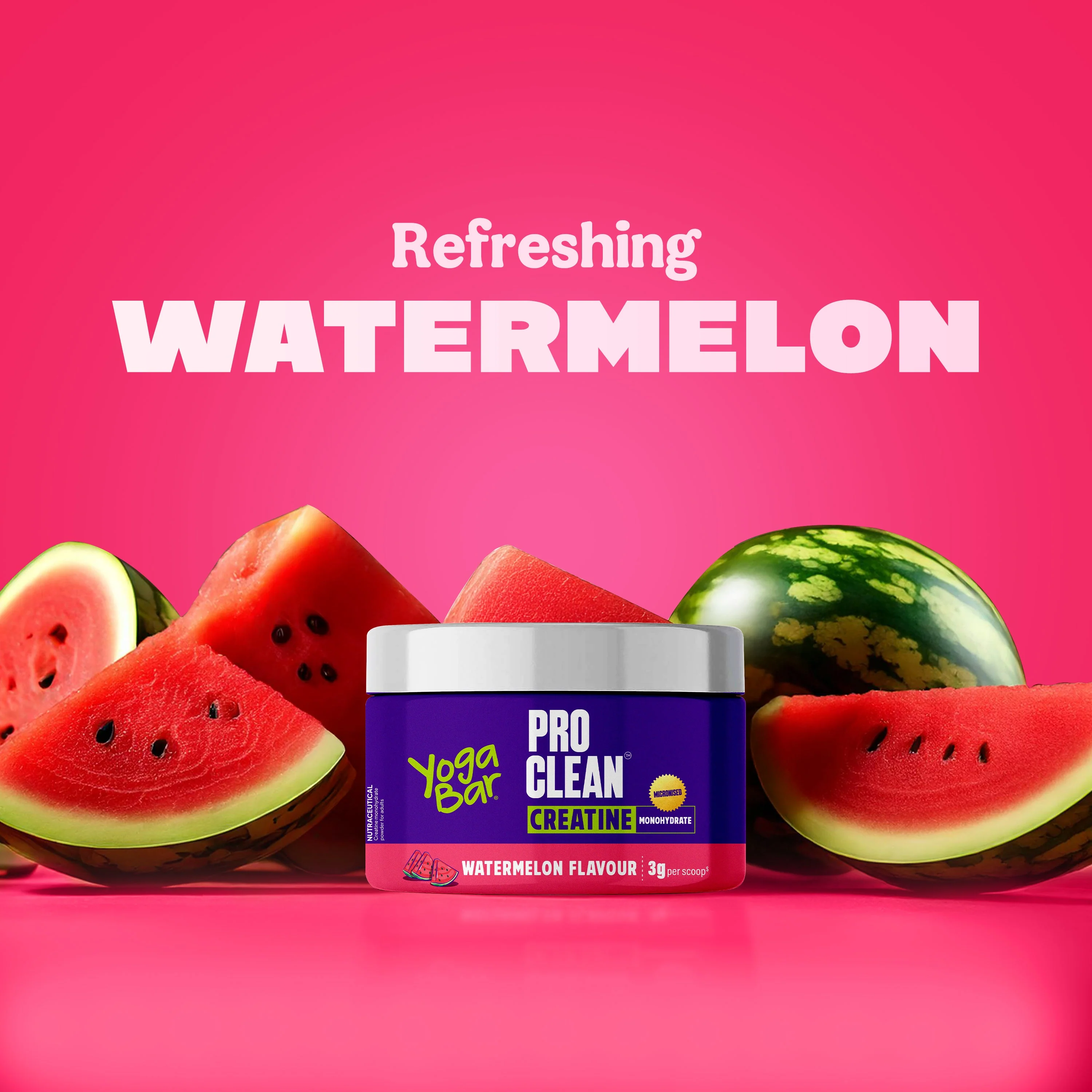 Micronised Creatine Monohydrate - Watermelon - 3g per scoop 114g - Image 4