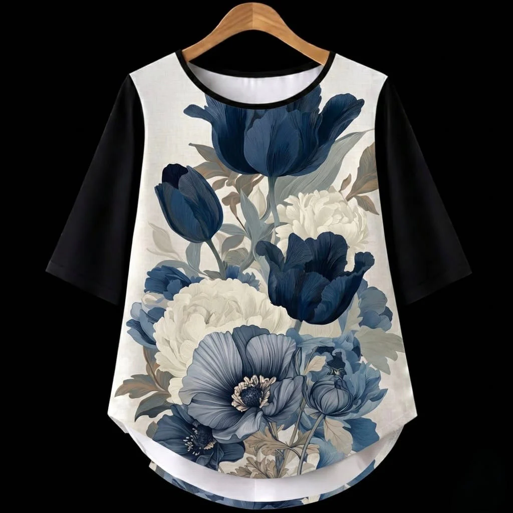 Midnight Blue Bloom