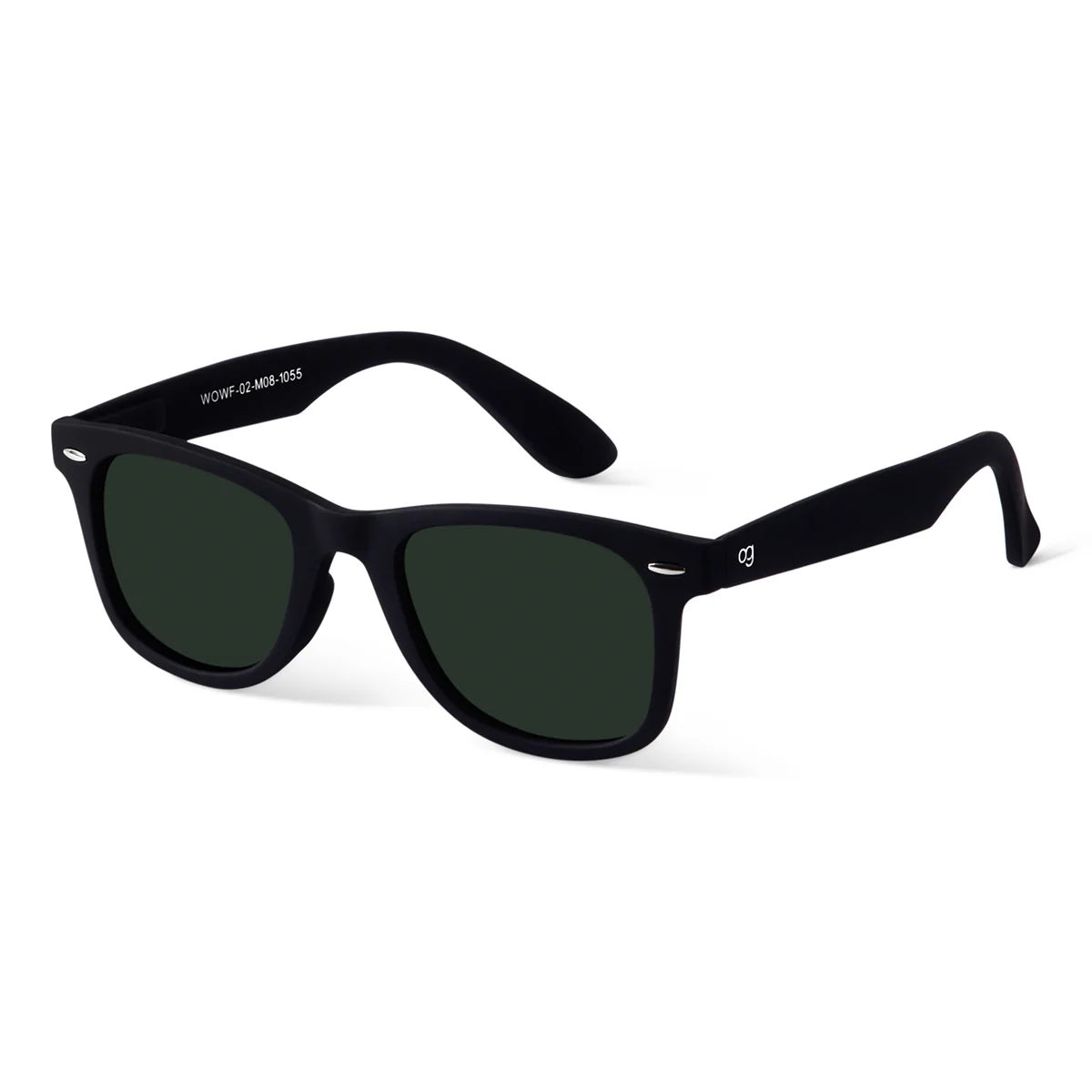 Midnight Polarized Wayfarer Sunglasses - Image 6