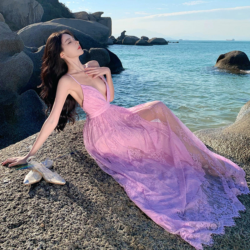 Milani Lace Maxi Dress - Image 5