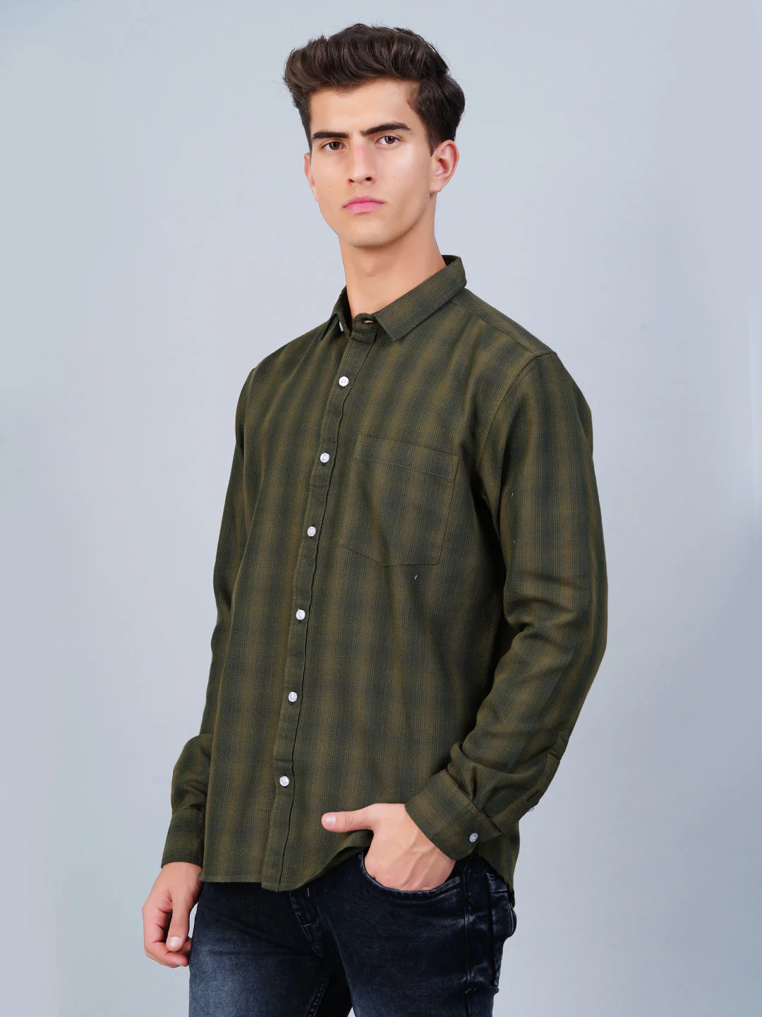 Military Olive Checks - Image 2