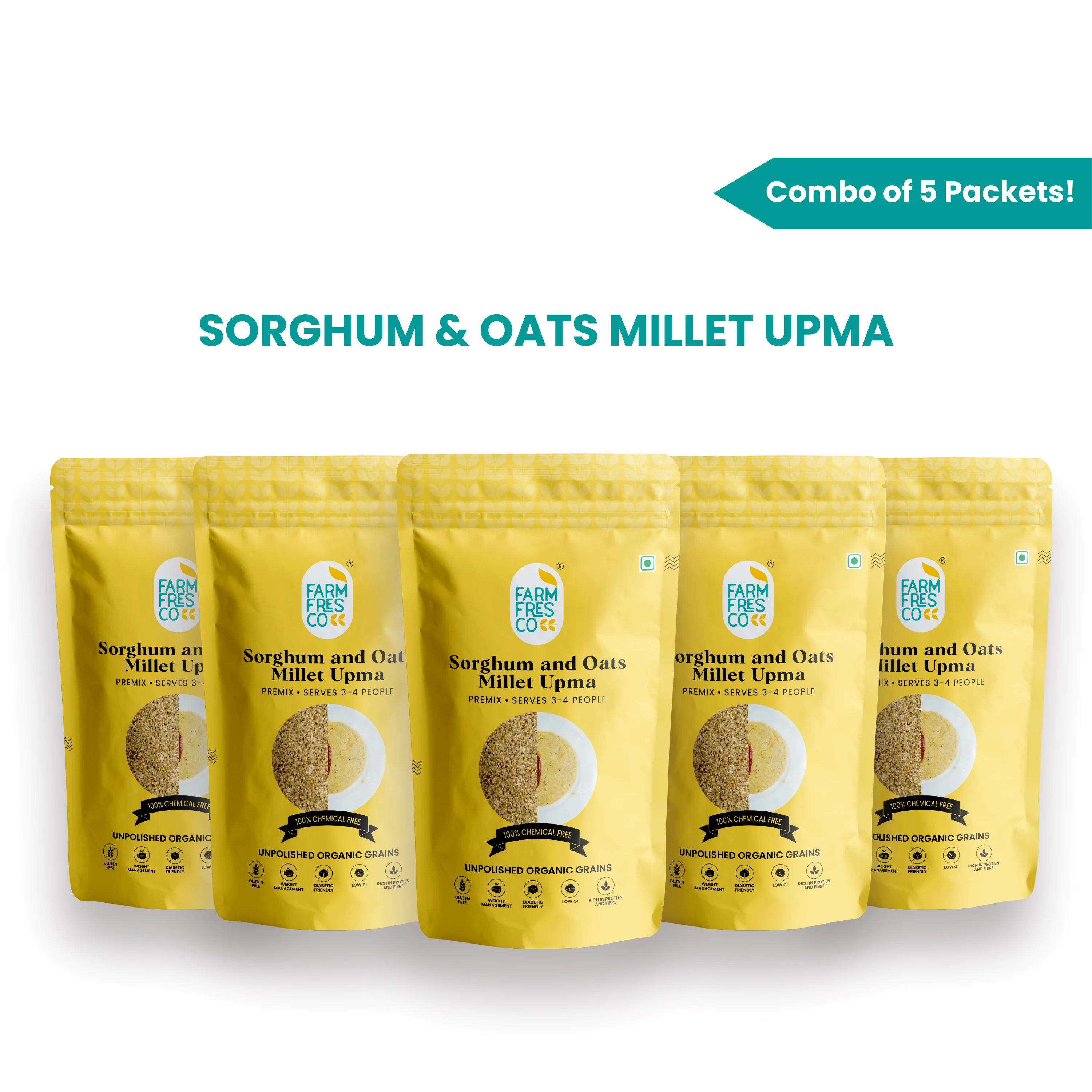 Millet Upma (Jowar & Oats Upma) | 165g, Pack of 1 - Image 14
