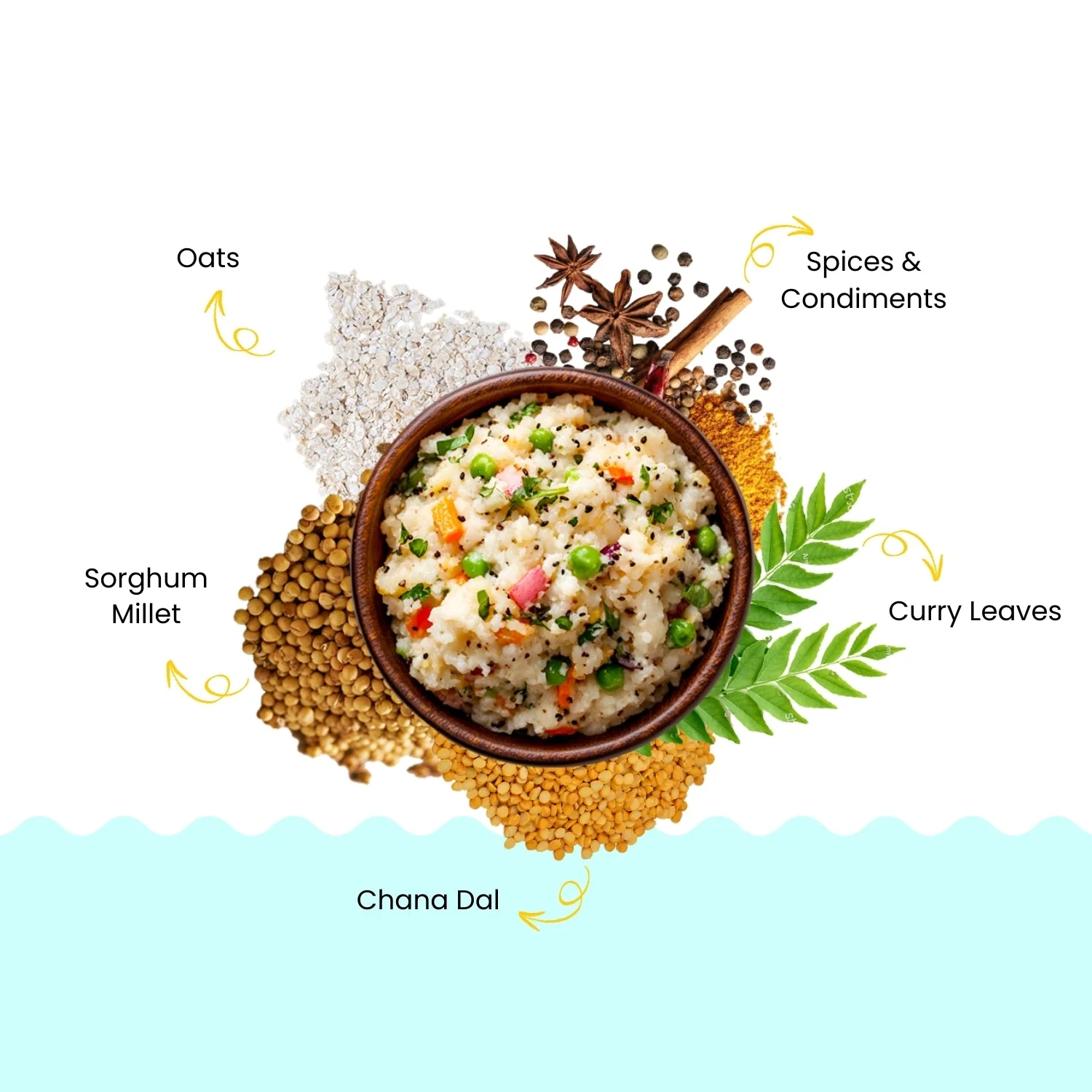 Millet Upma (Jowar & Oats Upma) | 165g, Pack of 1 - Image 5