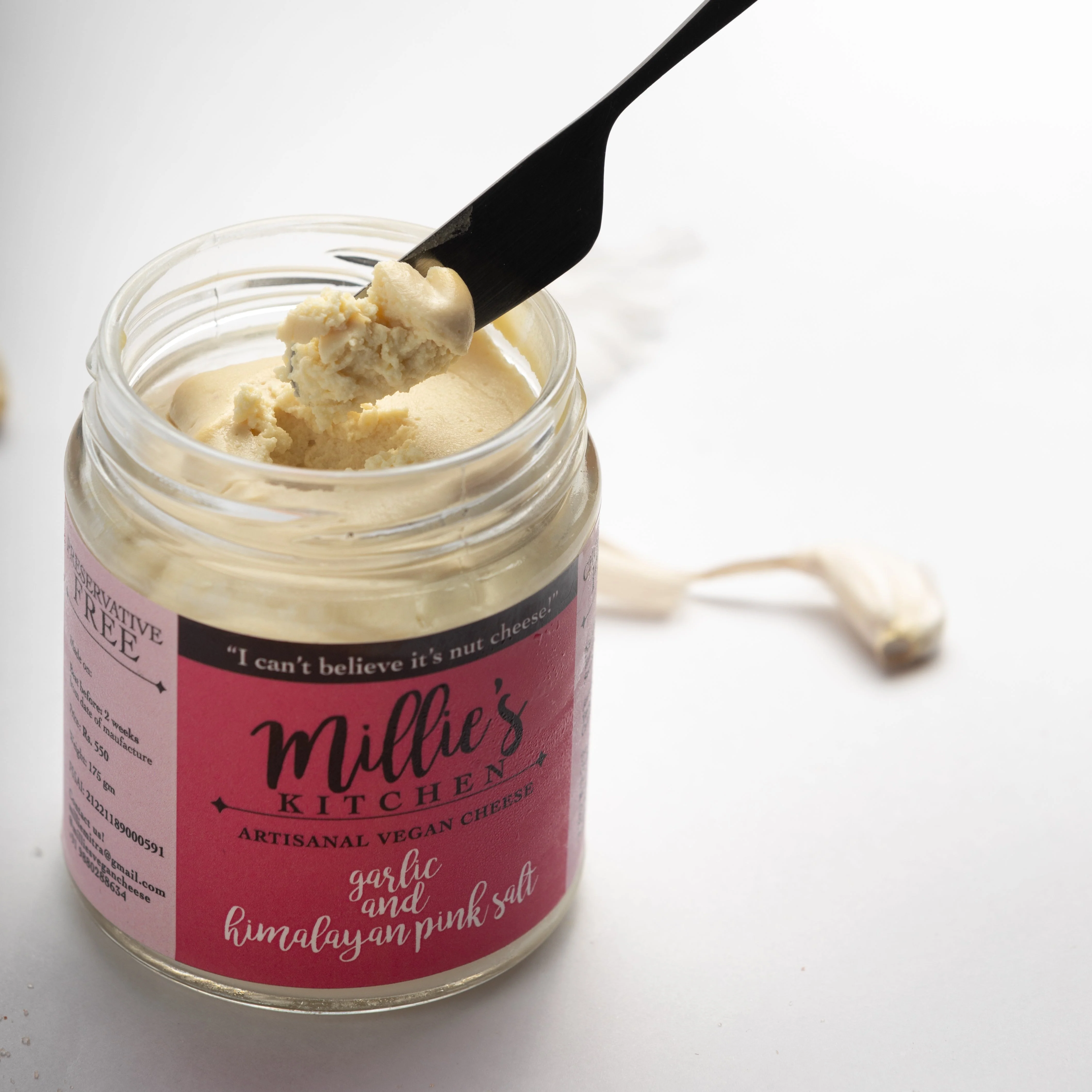 Millie's Garlic and Pink Himalayan Salt Spread - Image 2