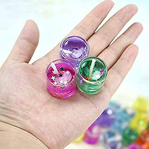 Mini Gel Wax glass Jelly Candle Pack of Mixed Color (Pack of 24) - Image 5