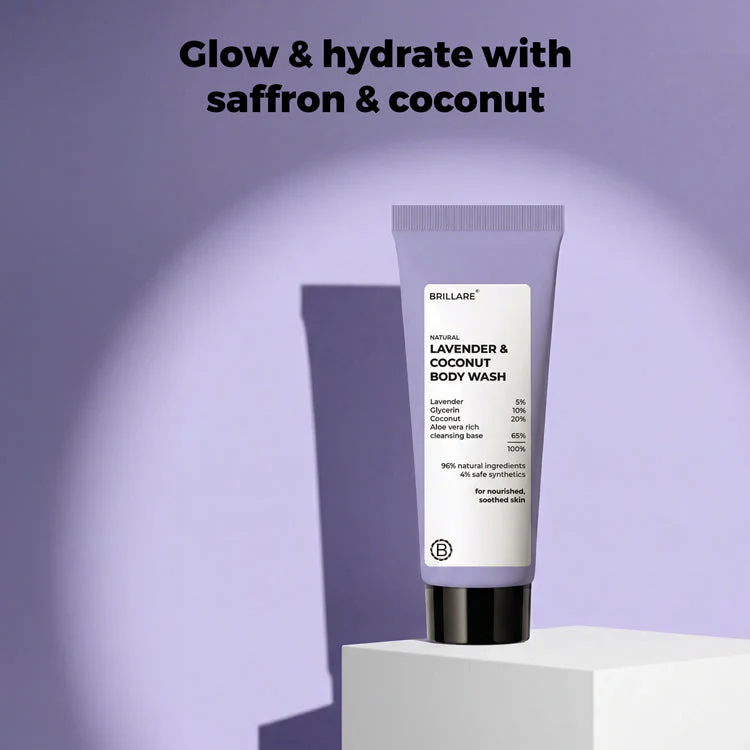 Mini Lavender & Coconut Body Wash (20ml) - Image 3
