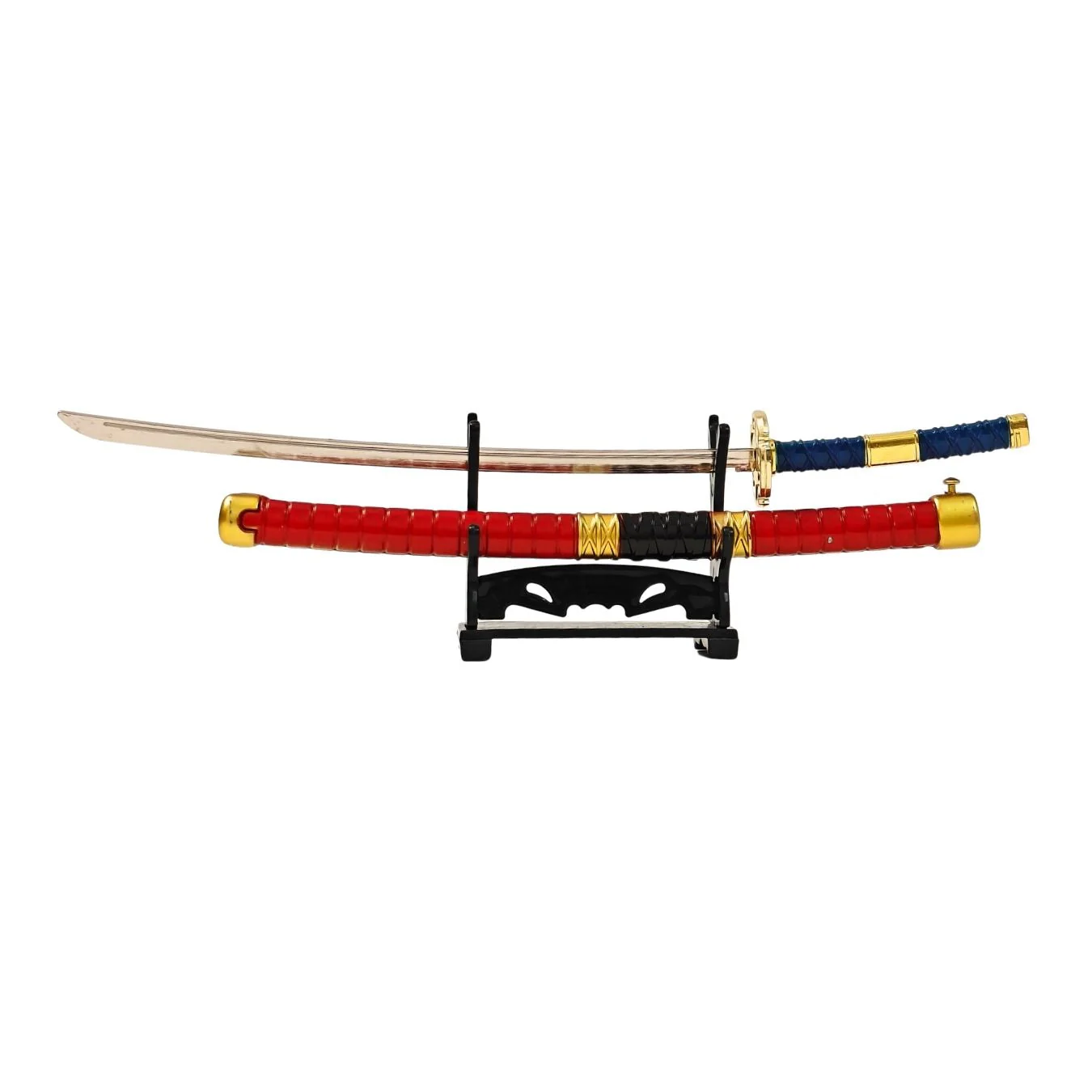 Mini Metal Katana (not sharp, 24 cm) | Button open (katana stand not included) - Image 21