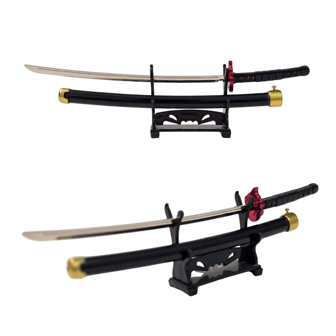 Mini Metal Katana (not sharp, 24 cm) | Button open (katana stand not included) - Image 42
