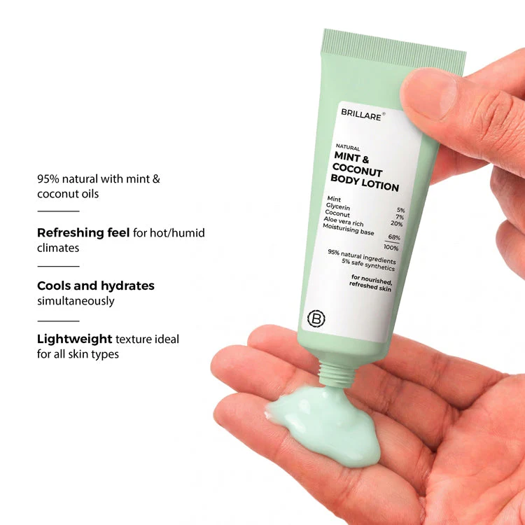 Mini Mint & Coconut Body Lotion (20ml) - Image 3