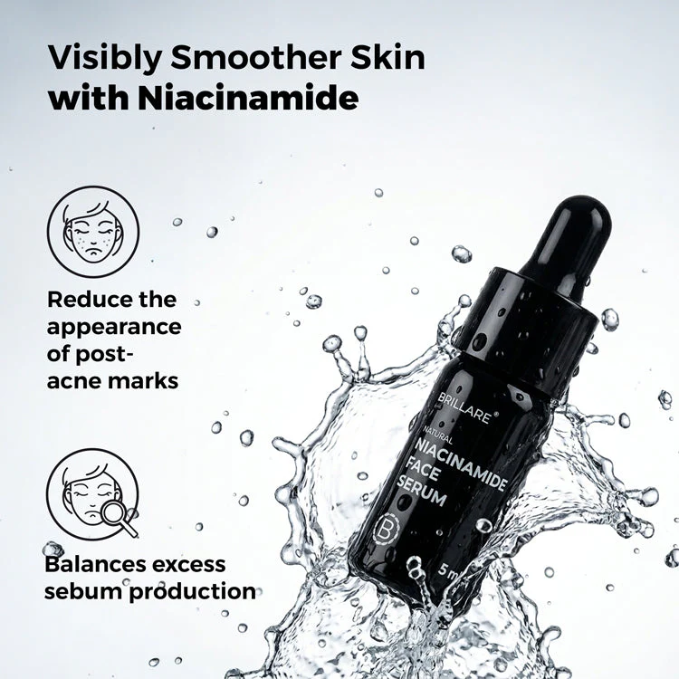 Mini Niacinamide Face Serum for Smooth, Glowing Skin (5ml) - Image 2