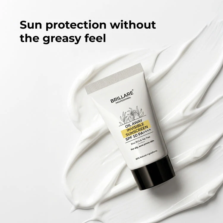 Mini Oil Away Invisible Sunscreen with SPF50 (10gm) - Image 2