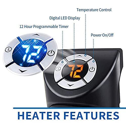 Mini portable wall outlet Fan blower heater with Advanced Ceramic Technology (400 W) - Image 5