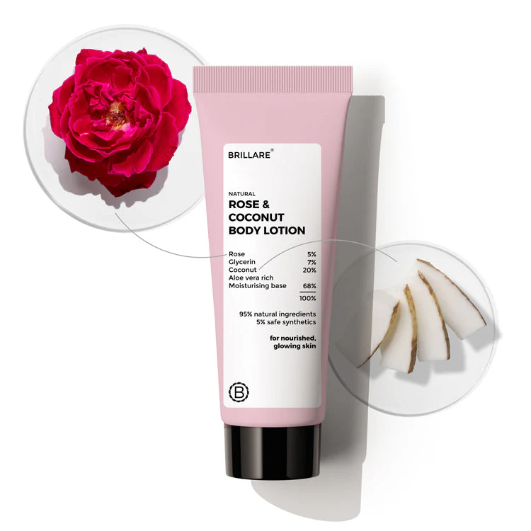 Mini Rose & Coconut Body Lotion (20ml)