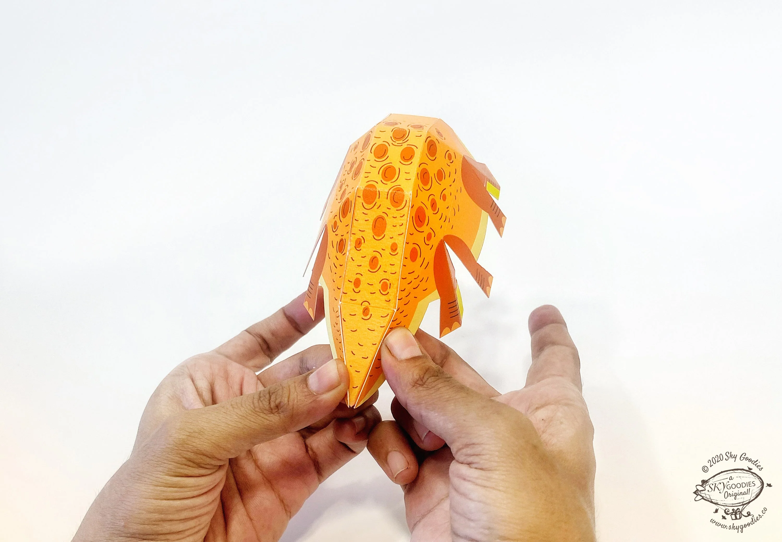 Mini Sauropod DIY Dinosaur Paper Craft Kit - Image 8