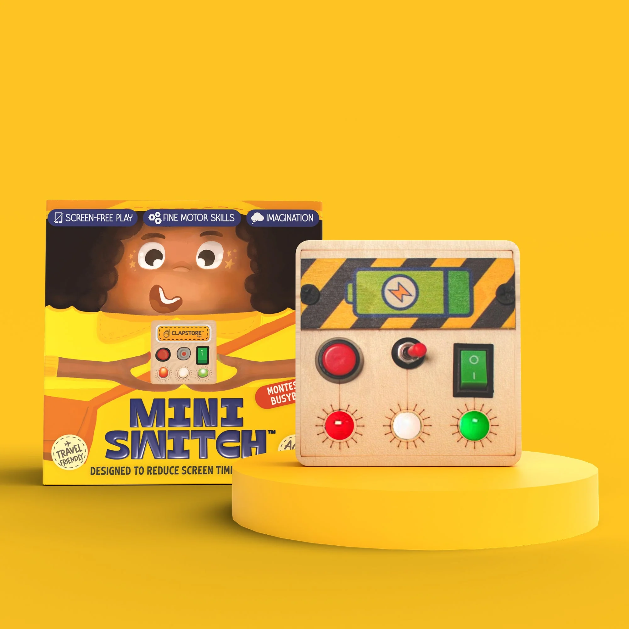 Mini Switch Montessori Busy Board-V4 - Image 57