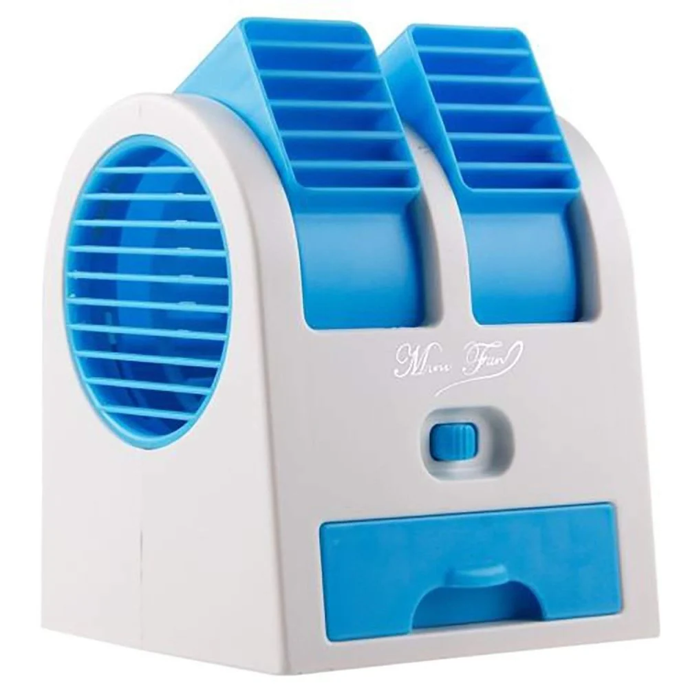 Mini USB Air Cooler Fan with Ice & Fragrance Option | Portable Personal Cooling Fan for Car, Office & Home | Color may vary