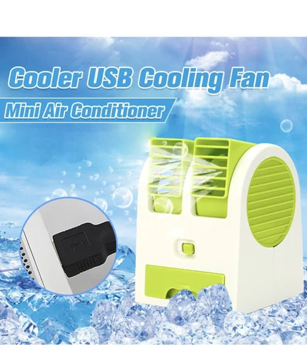 Mini USB Air Cooler Fan with Ice & Fragrance Option | Portable Personal Cooling Fan for Car, Office & Home | Color may vary - Image 6